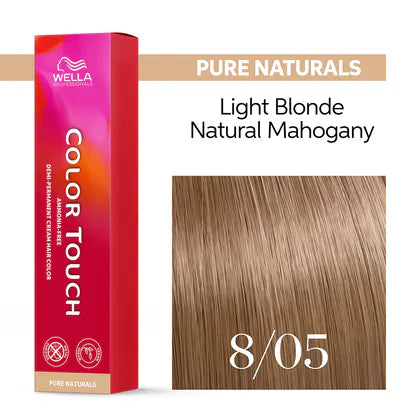 Color Touch 8/05 8NRv Light Blonde Natural Mahogany