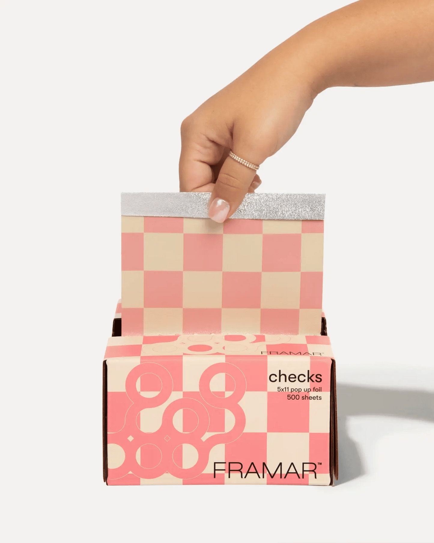 Framar 5x11 Pop Up Beige & Pink Checks