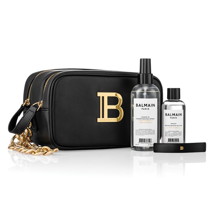 Balmain Limited Edition Signature Pouch Black