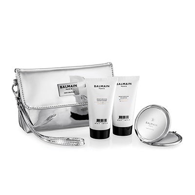 Balmain Limited Edition Silver Cosmetic Bag