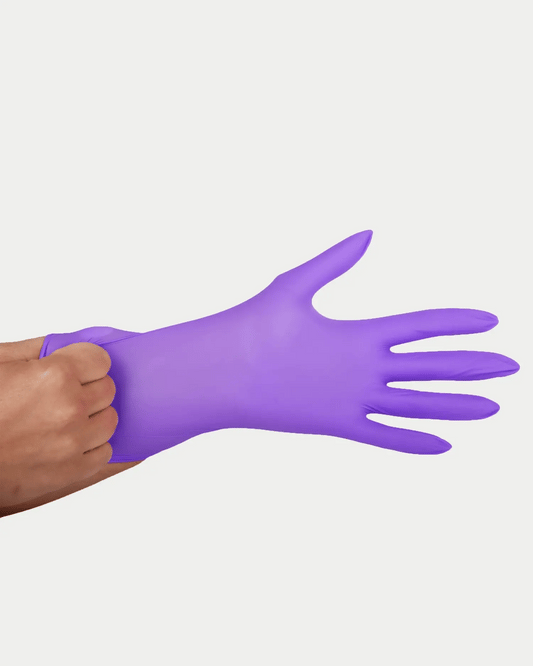 Framar Purple Palms Nitrile Gloves