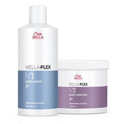 Wella WellaPlex - No.1 Bond Maker and No. 2 Bond Stabilizer - Salon Kit